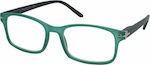 Eyelead E203 Men's Reading Glasses +2.75 in Green color E 203