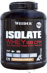Weider Isolate Whey 100 CFM Πρωτεΐνη Ορού Γάλακτος με Γεύση Cookies & Cream 2kg