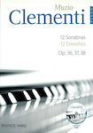 Nakas Clementi Muzio - 12 Sonatinas op.36,37,38 Παρτιτούρα για Πιάνο + CD