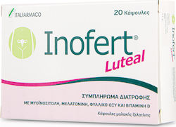 Italfarmaco Inofert Luteal Ergänzungsmittel für die Schwangerschaft 20 Mützen