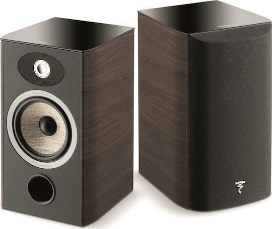 Focal Aria 906 FOAEFA09060N000 Pair of Hi-Fi Speakers Bookself 120W 2 No of Drivers W22.5xD28xH39cm. Walnut / Brown