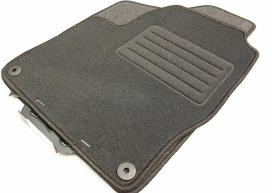 Petex Front Mats 2pcs for Seat Alhambra Volkswagen Sharan 1995-2010 Black