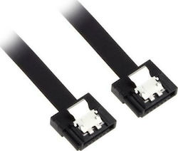 Akasa 7-пинов SATA III - 7-пинов SATA III Кабел 0.3см Черен (AK-CBSA05-30BK)