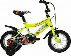 Trail Racer 12" Kids Bicycle BMX Yellow