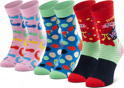 Happy Socks Mother´s Day Γυναικείες Κάλτσες με Σχέδια Πολύχρωμες 3Pack
