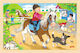 Lemnos Puzzle pentru Copii Ponei 24buc Goki