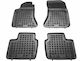 Rezaw Plast Set of Front and Rear Mats 4pcs Tray Type for Opel Omega 1994-2003 Black