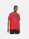 Nike Icon Block Herren Sport T-Shirt Kurzarm Rot