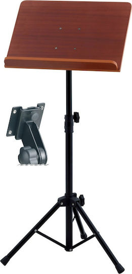Gewa Αναλόγιο Ορχήστρας Ύψους 78-130cm σε Καφέ Χρώμα