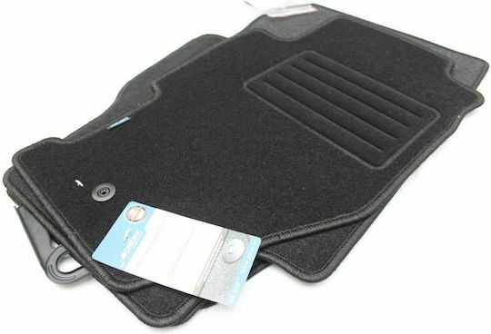 Petex Set of Front and Rear Mats 4pcs for Honda Accord 1998-2002 Black
