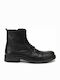 Leder Stiefel Anthracite
