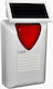 Olympia Electronics BS-475 Wireless RF Alarm Siren Battery Outdoor 105dB with Red Light 18.8x36cm
