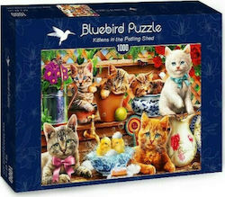 Puzzle Kittens In The Potting Shed 68x48 cm 2D 1000 Κομμάτια