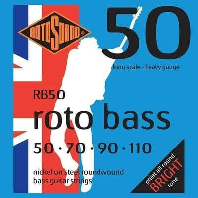 Rotosound Roto Bass Set of Strings Nickel Plated Steel for Bass 50 - 110 Heavy