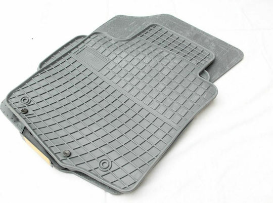 Frogum Set of Front and Rear Mats 4pcs for Citroen C1 2005+ Gray
