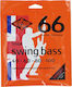 Rotosound Set Oțel inoxidabil de Corzi pentru Bas Swing Bass 66 Hibrid 40 - 100"