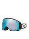 Oakley Flight Tracker XM Masca de schi și snowboard Pentru adulți Negru cu Lentilă în culoarea Albastru