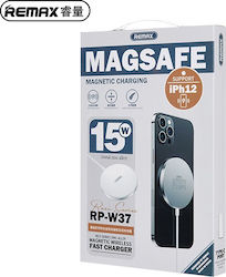 Remax Зарядно Magsafe 15W Бял (RP-W37)