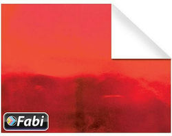 Fabi Cardboard Metallic Red 50x70cm