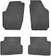 Frogum Set of Front and Rear Mats 4pcs for Seat Cordoba Skoda Fabia 2007-2014 Black