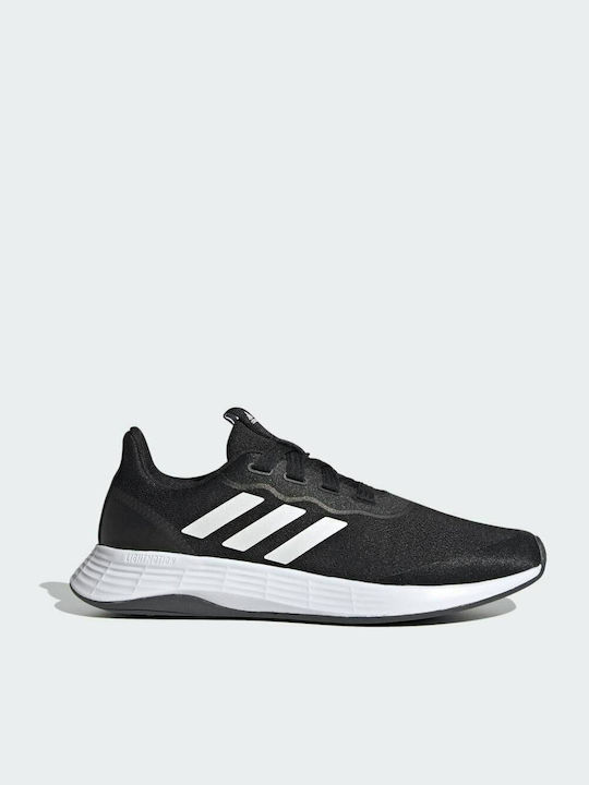 Adidas QT Racer Sport Γυναικεία Αθλητικά Παπούτσια Running Core Black / Cloud White / Grey Six