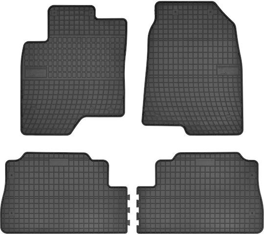 Frogum Set of Front and Rear Mats 4pcs for Opel Antara 2006 Black