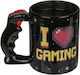 Out of the Blue Heat Change Ceramic Mug Black