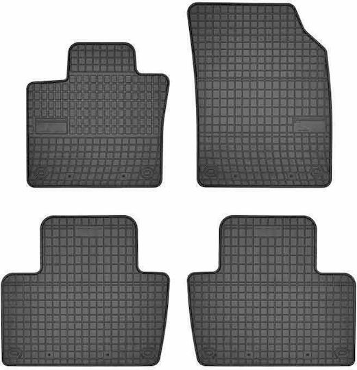 Frogum Set of Front and Rear Mats 4pcs for Volvo XC 90 2015 Black