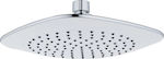 Tema Plastic Square Showerhead White 20x20cm Bianco 55230