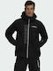 Terrex Gore-Tex Paclite Χειμωνιάτικο Μπουφάν Hardshell Αδιάβροχο και Αντιανεμικό Μαύρο