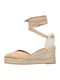 Day2Day Damenplattformen im Espadrilles-Stil Goldene