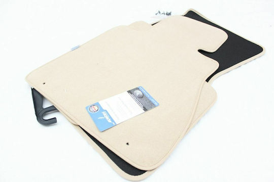 Petex Set of Front and Rear Mats 4pcs for BMW Series 7 2001-2008 Beige