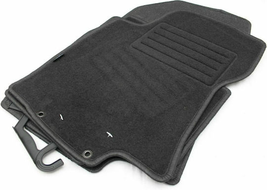 Petex Set of Front and Rear Mats 4pcs for Renault Koleos 2017+ Black
