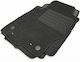 Petex Set of Front and Rear Mats 4pcs for Nissan Navara 2010+ Black