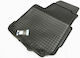 Petex Satz Vorder- und Hintermatten 4Stück aus Gummi für Seat Leon / Toledo 1999-2005 Schwarz