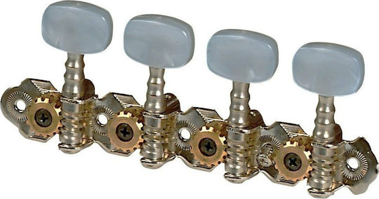 Gewa Κλειδιά για Μαντολίνο F&S Mandolin Tuners Silver Acrylic/Nickel