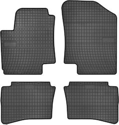 Frogum Set of Front and Rear Mats 4pcs from Rubber for Hyundai i20 2008-2015 Black