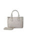 Handbag with studs 192962 V-store_GREY