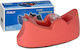Justnote Dispenser without Tape Red Oval Duct Tape Base 19x7x8.5cm 1pcs Red