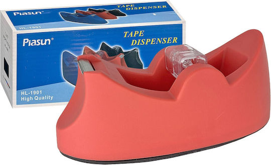 Justnote Dispenser without Tape Red Oval Duct Tape Base 19x7x8.5cm 1pcs Red