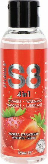 Stimul8 S8 4 in 1 Dessert Lube Λιπαντικό Νερού για Μασάζ Strawberry 125ml