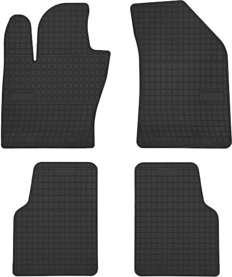 Frogum Σετ Μπροστινά και Πίσω Πατάκια 4τμχ για Jeep Compass 2017 Μαύρα