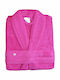 Flamingo Fresh Women's Collar Bathrobe Fuschia 450gr/m²