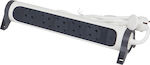 Legrand 5-Outlet Power Strip 1.5m White