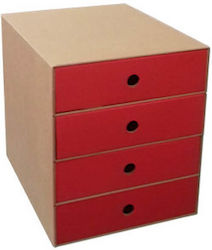 Metron Χάρτινο Συρταράκι Γραφείου 4 Θέσεων 27x35x31.5cm Metron Χάρτινο Συρταράκι Γραφείου 4 Θέσεων 27x35x31.5cm