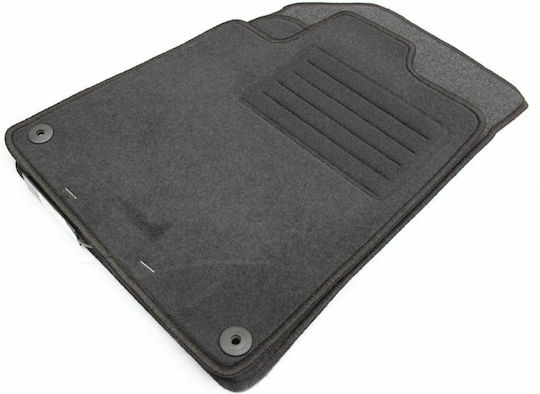 Petex Set of Front and Rear Mats 4pcs for Peugeot 407 2004-2010 Black