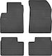 Frogum Set of Front and Rear Mats 4pcs for Nissan Micra 2010 Black