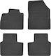 Frogum Set of Front and Rear Mats 4pcs for Renault Scenic 2016 Black