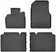 Frogum Set of Front and Rear Mats 4pcs for Renault Espace 2002-2015 Black