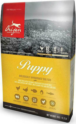 Orijen Puppy 6kg Ξηρά Τροφή για Κουτάβια με Γαλοπούλα / Κοτόπουλο